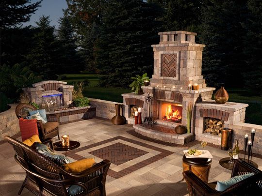 20 Cozy Outdoor Fireplace Ideas