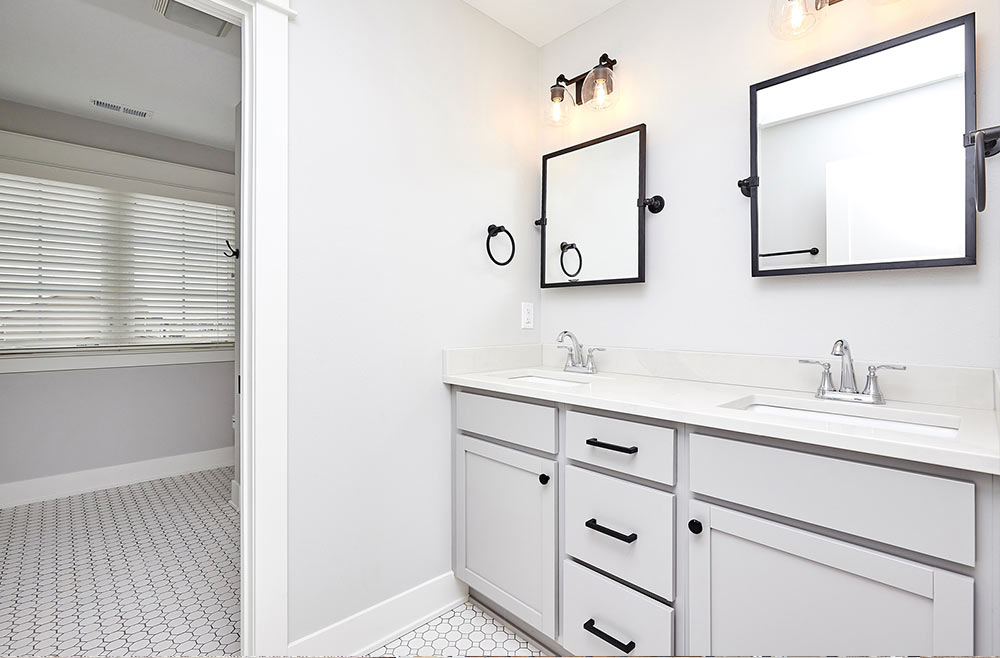des moines custom home plan interior space