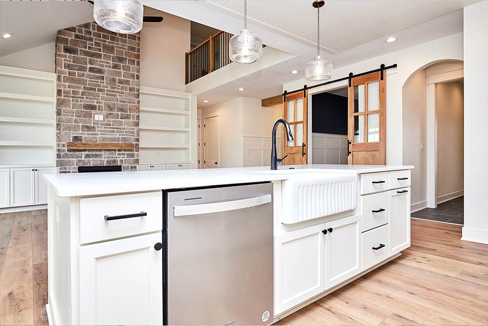 custom home kitchen iowa